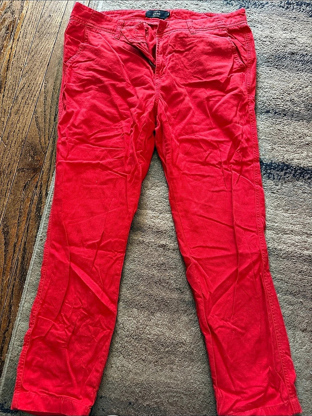 J.Crew Chino Pants Red